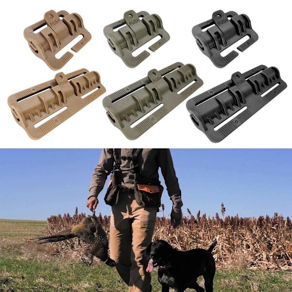 2 stk JCPC C-vest Molles system Qd adapter, hurtigudløsningsbeslag til taktisk vest 0.05 Army Green Short