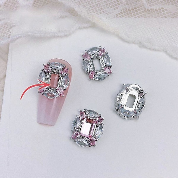 3D Nagelkonst Dekorationer Nagelkonst Berlocker Rosetter Nagelkonst Strass Nagel Pärlor 3245