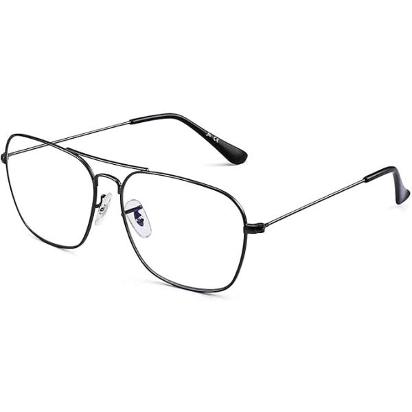 Anti-Blue Light Glasögon Fyrkantiga ögonskydd Videoglasögon