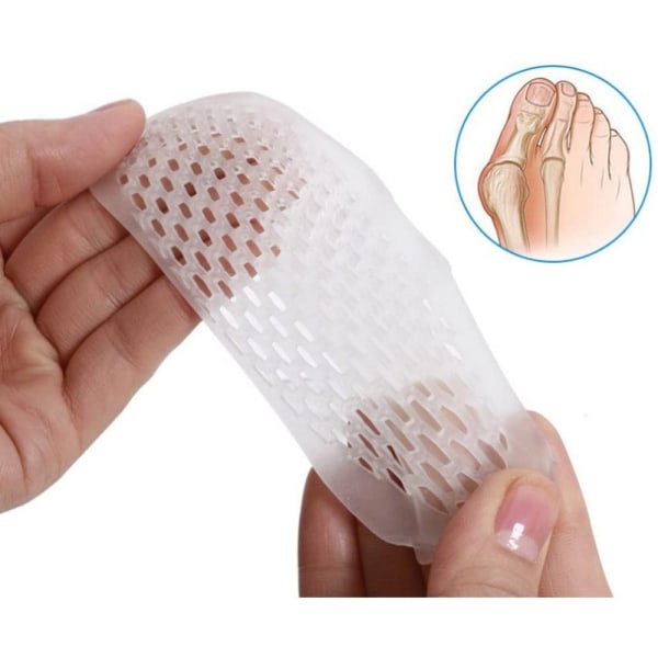 Hallux-bandage smärtlindring för knyst-gelvaddering (3st)