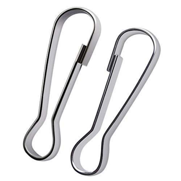 100 stk fjærkroker Snap Clip Hooks Små fjærklips