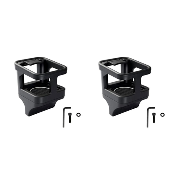 1/2 Musta Sisätilan Lisävarusteet Jimnylle Kestävä Mukiteline 2PCS