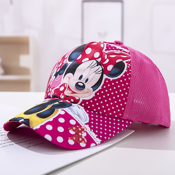 Mesh basebollkeps Snapback Trucker Hat Barn Flicka Pojke Present Minnie