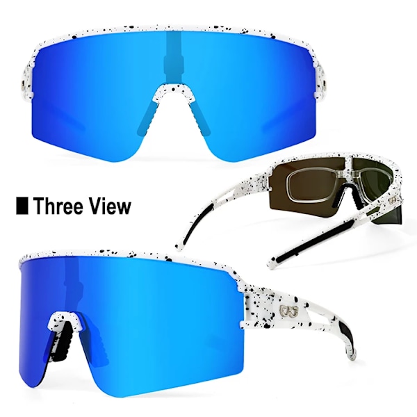 JH132  tukku kalastus baseball urheiluturvallisuus aurinkolasit occhiali da sole ulkoilma polarisoidut urheiluaurinkolasit miehille 2024 Black-Grey Revo Red UV400 / UNISEX/ Polarized/sets
