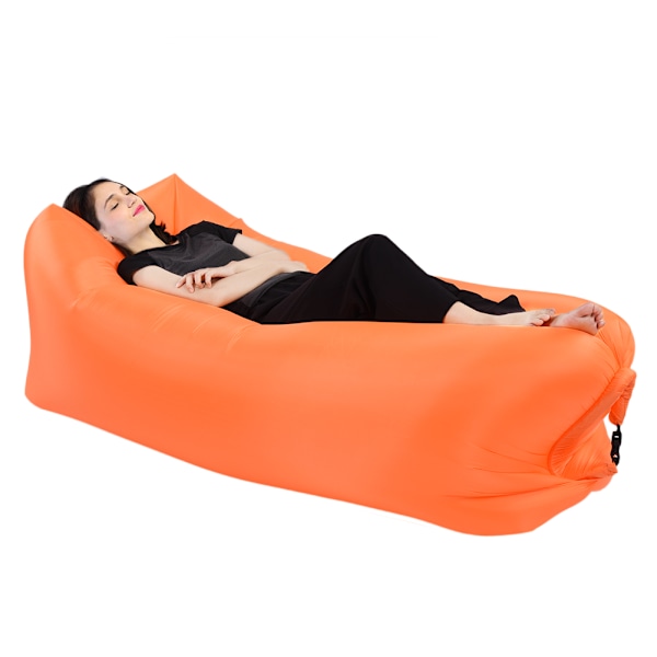 Oppblåsbar sovepose med bæresekk Lazy Lounger soveseng luftbærbar sofa for barn