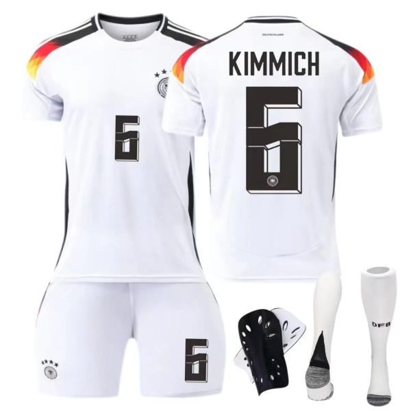 European Cup-Germany Home Jersey No. 6 Kimmich No. 7 Havertz Children's Adult Suit Football Jersey