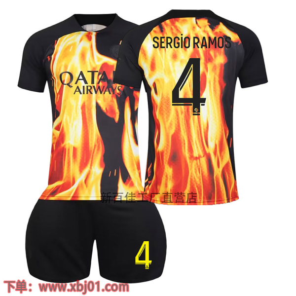 22-23 Paris special edition joint football uniform 7 Mbappe 10 Neymar 30 Messi children's adult jersey