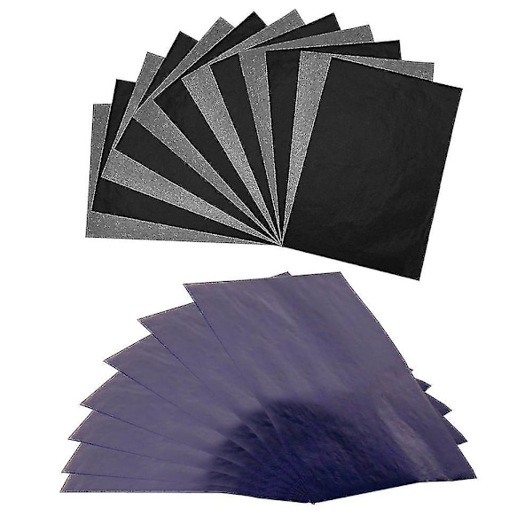 Kolsvart baspapper A4 A3 Gratis klippbart återanvändbart dubbelsidigt kontorsmaterial skolmaterial ritning kol A3 23X 33cm 25 pcs