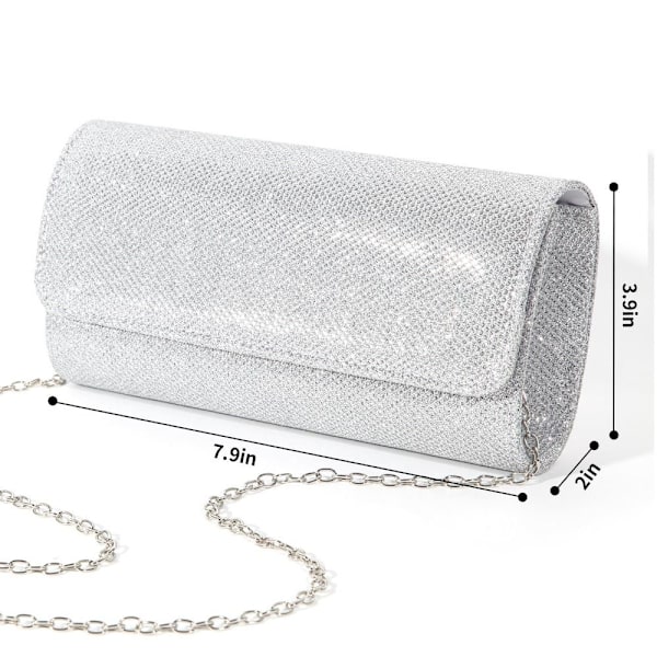 1:a Koppling Handväska SILVER