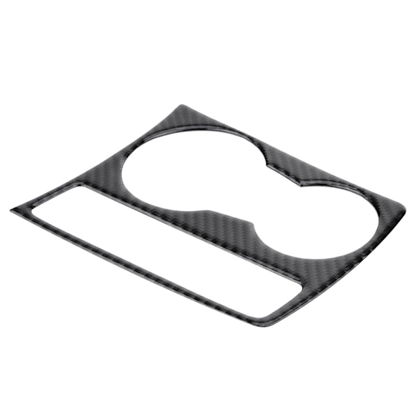 Panel i kolfiber för bilens mittkonsol, vattenkoppshållare, trim för Audi A4 B8 A5 2009-2015