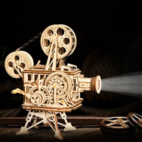 DIY Kreativ 3D Träpussel Spel Montering Leksak Present för Vuxna