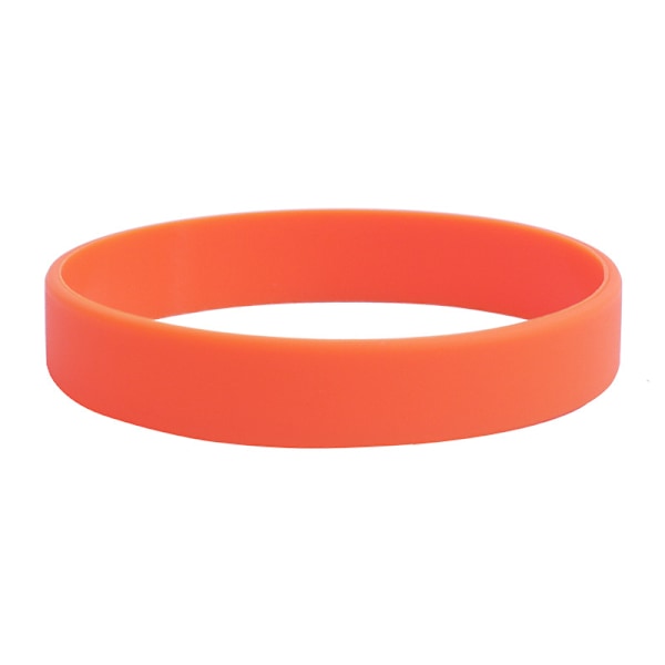 Grossist Silikon Armband Flexibel Armbandsmanchett Orange