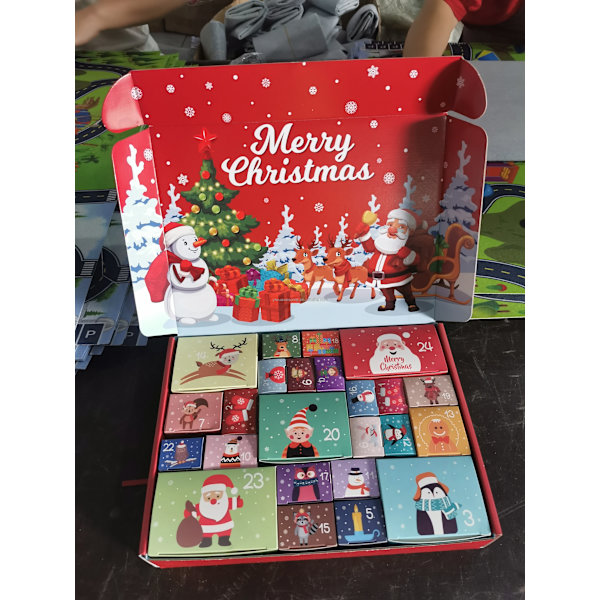 Fidget Julkalender - Adventskalender 2024 för Barn - Julkalender med Sensoriska Leksaker