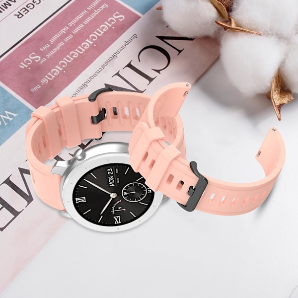 Blødt silikonearmbånd 20/22mm Smartwatch Udskiftningsrem Tilbehør til Amazfit Gtr 2e/gts 2e/bip/bip U Lime Lime 22 mm