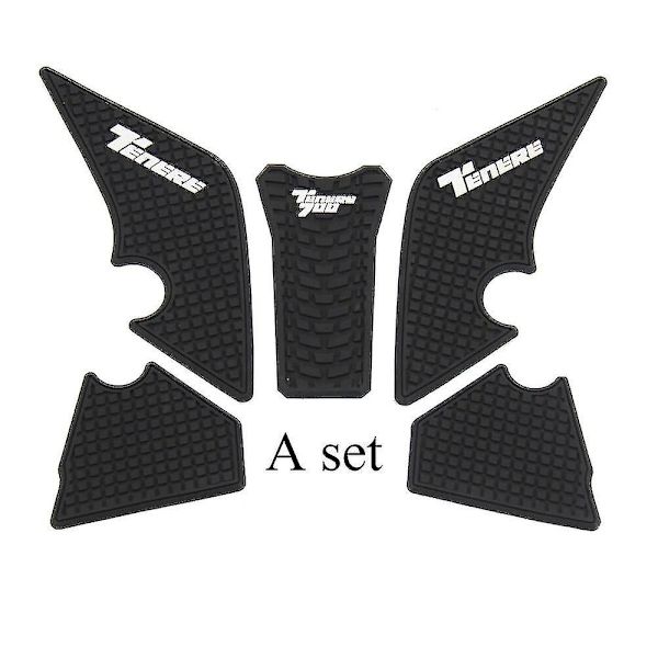 For Yamaha Tenere 700 Adventure T700 Xtz 700 Beskyttelses Anti-Skli Tank Pad Klistremerke Gass Kneegrip Traksjon Side Pad 3m Dekal 4 stk