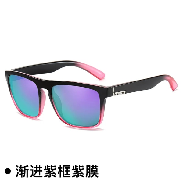 high quality luxury custom logo fashion square sun glasses sports designer polarized men sunglasses 2024