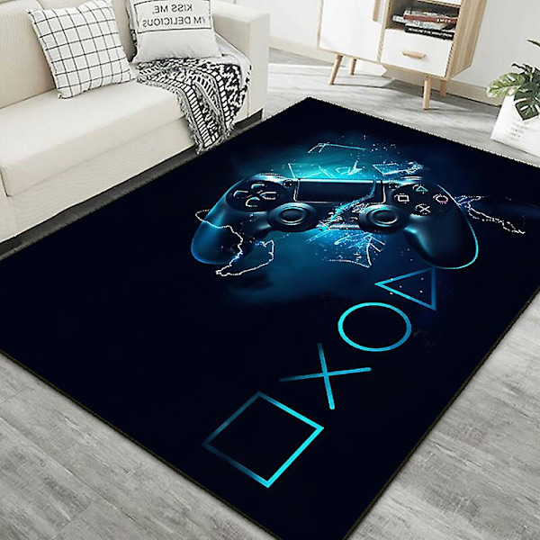 Lekematte for gutter med spillkontroller, sklisikker 3D-lekematte kompatibel med lekerom -ES D D 80*120cm