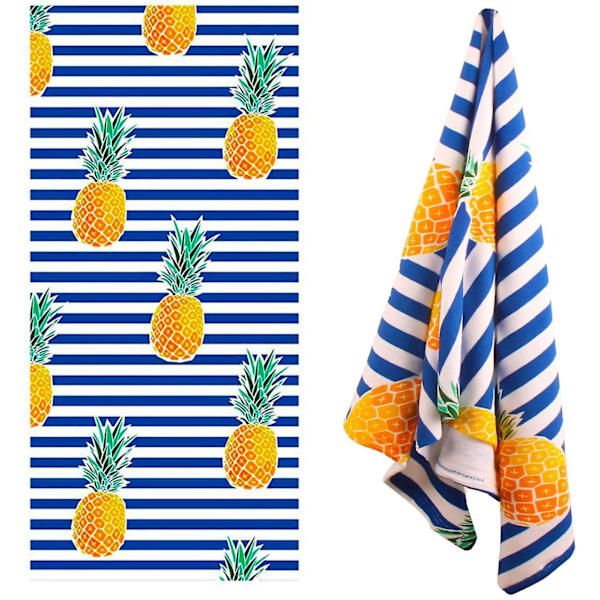 Överdimensionerad strandhandduk - ananas