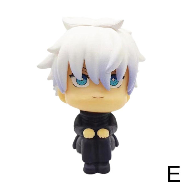 Anime Jujutsu Kaisen Figur Yuji Itadori Gojo Satori PVC Dukker M E 10cm