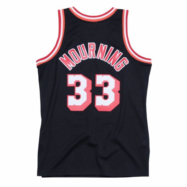 Mitchell & Ness Nba Miami Heat Alonso Mourning Swingman Jersey Sort 193 - 197 cm/XXL