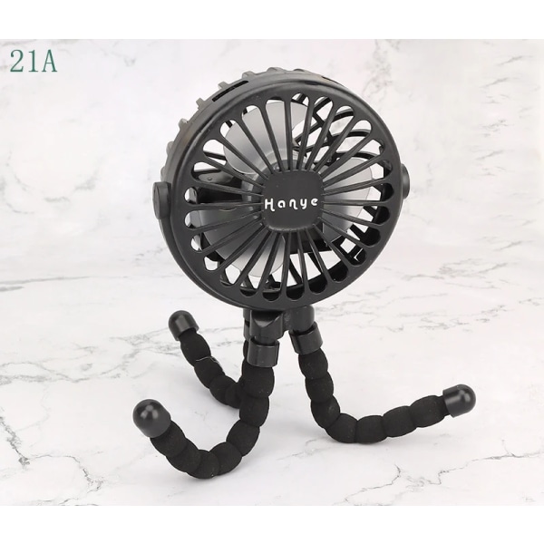 360 Degree Rotate Flexible Tripod USB Rechargeable Clip On Fan Battery Operated Personal Small Portable Baby stroller Fan