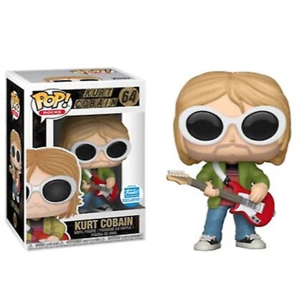 Kurt Cobain 64# 65# 66# 67# Se Vinyl Action Figure Samling Begrenset Utgave Modellleker For Barn Bursdagsgave 64