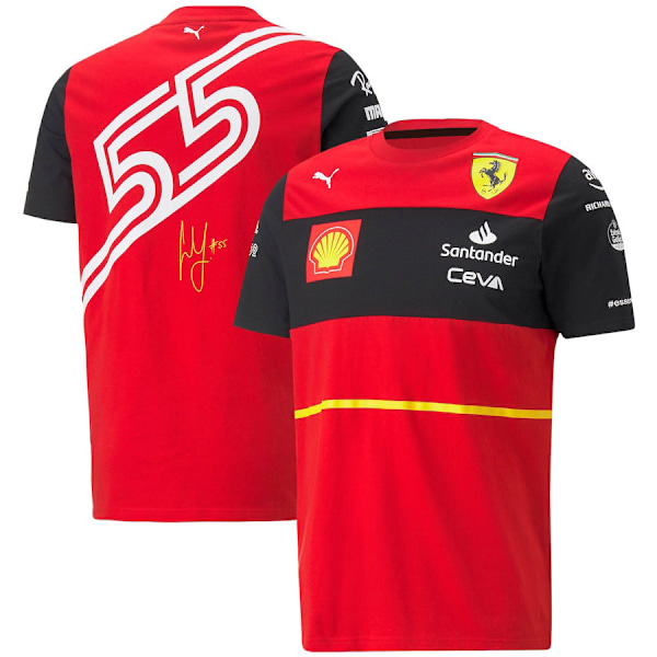 Oracle Red Bull Racing 2024 Offisiell Team Kort Ermet Topper Herre B B 3XL