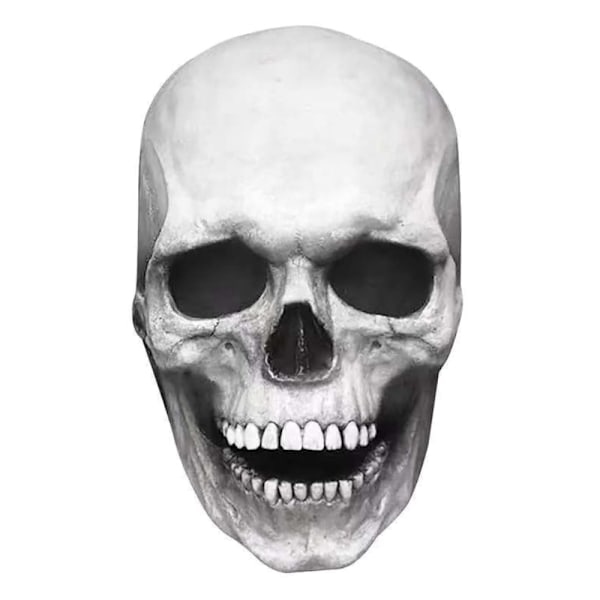 Halloween Cosplay Liikkuva Leuka Täyspääkallo Maski Pelottava Luuranko Tumma Peto light color