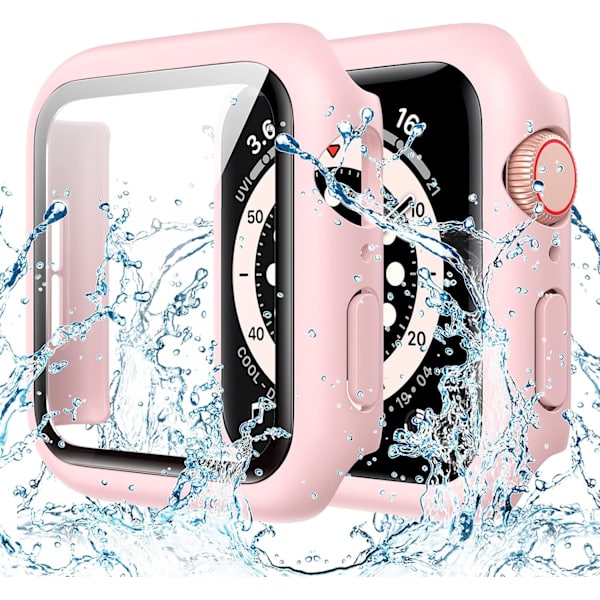 Vandtæt etui til Apple Watch 40mm SE (anden generation) Pink Pink 40mm