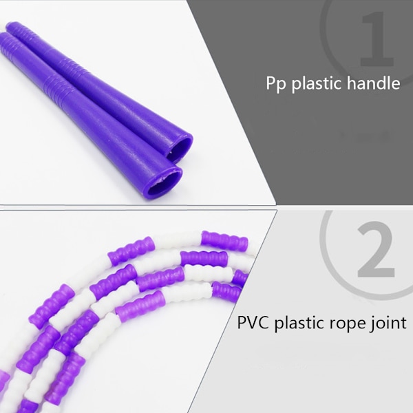 Justerbar, segmentert, perlet - Hoppetau for voksne og