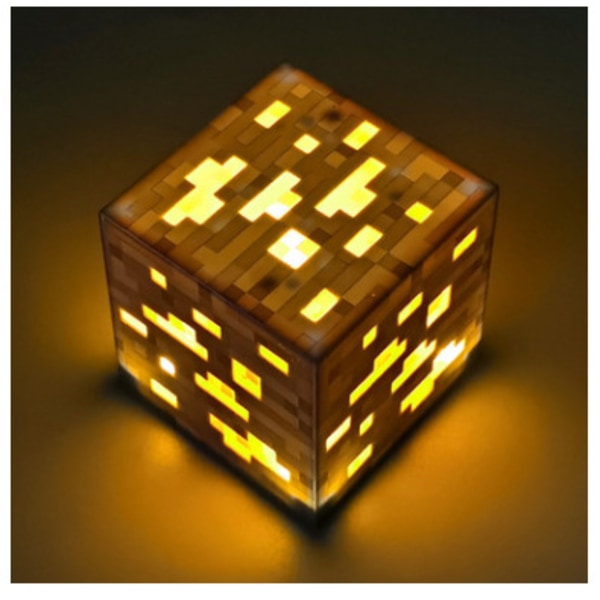 Minecraft Light, uppladdningsbar dekorativ nattlampa