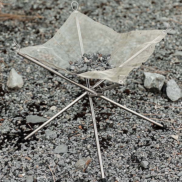 Bärbara Eldstäder, Camping Vikbar Eldkorg, Utomhus Eldstad