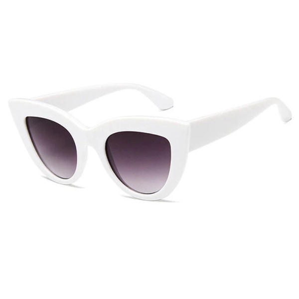 Vintage lyxiga märkesdesigner svarta glasögon solglasögon dam UV400 glasögon nyanser kattöga mode solglasögon C7 fashion sunglasses