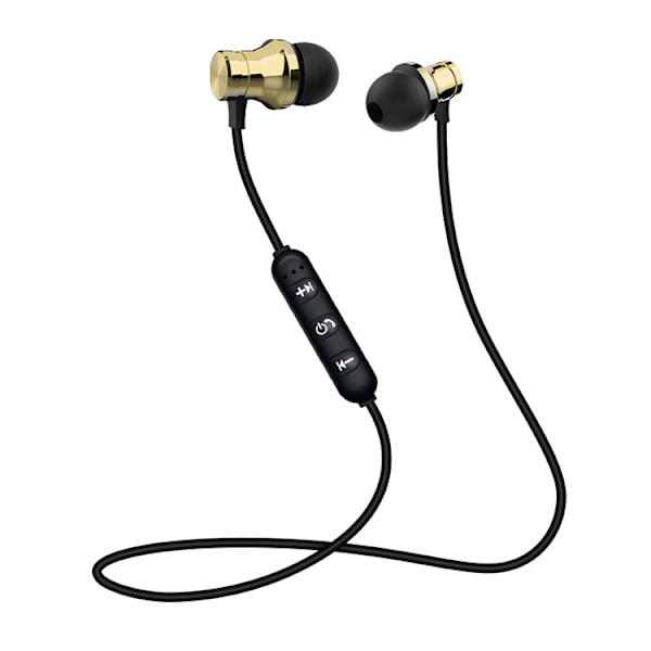 XT11 magnetiska Bluetooth-hörlurar, trådlösa Bluetooth-hörlurar för sport golden