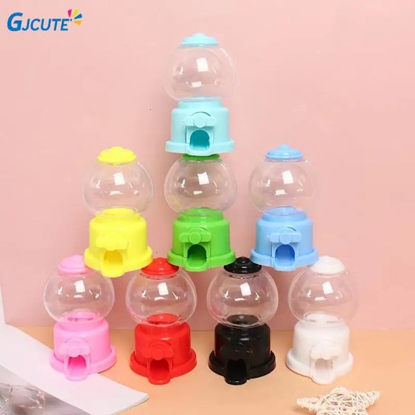1 stk Søt søt mini godterimaskin Barn boblegave Barn bankleker Dispenser Gumball Mynt sparebøsse Piggy bank Godterileker black