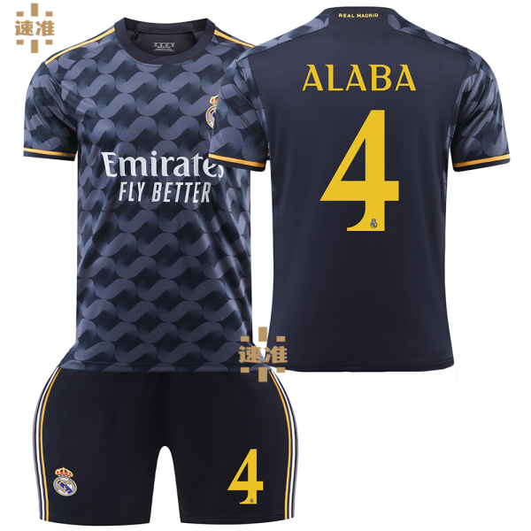 23-24 Real Madrid away football uniform No. 7 Vinicius 5 Bellingham 10 Modric children's jersey set