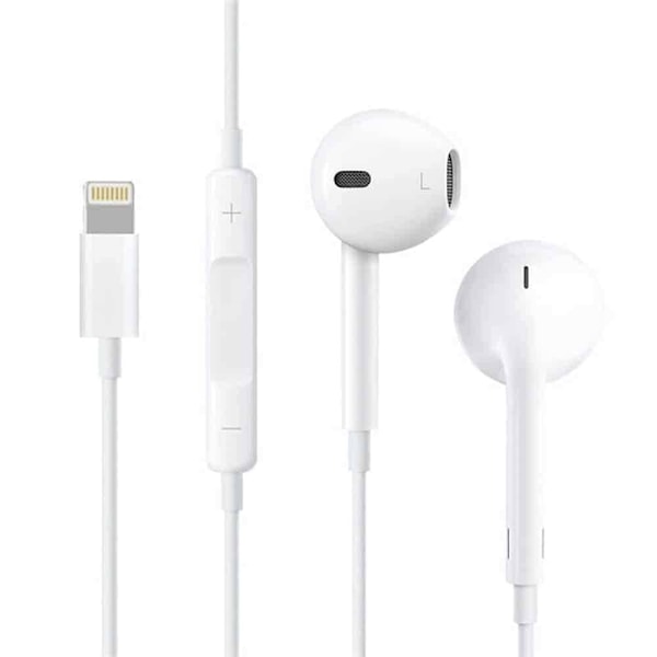 Hovedtelefoner Earpods til iPhone med volumenkontrol - Vi