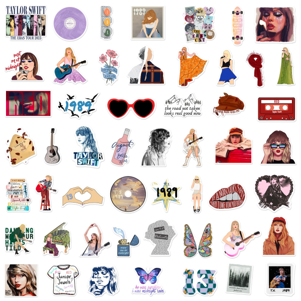 200 kpl Tarroja Taylor Swift Tarroja Graffiti Tarroja C 50 pcs