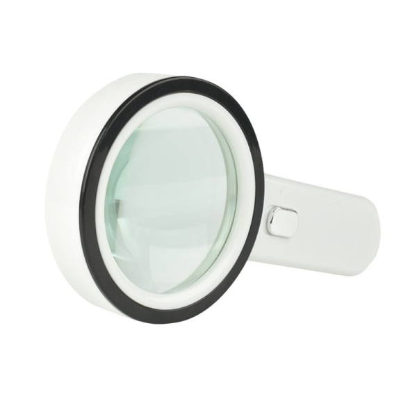Extra Large Strong Pocket Magnifier med 12 LED och UV Lig