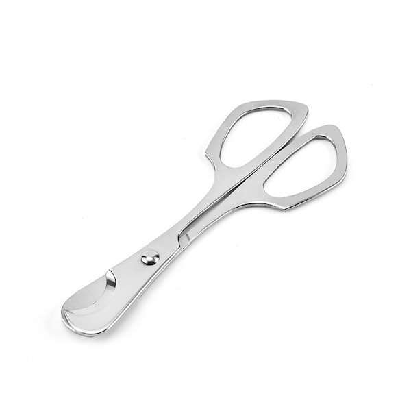 Cigar cutter, stainless steel pocket scissors with ring,