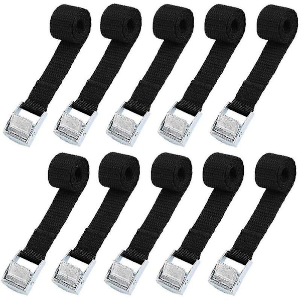 10pcs Lashing Strap Cargo Straps Lashing Kayak Cam Buckle Tie Down