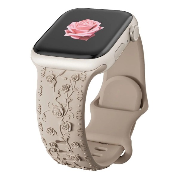 For Apple Watch Band Silikonarmbånd MELKETE 42/44/45MM MELK Milk Tea 42/44/45mm Milk Tea 42/44/45mm