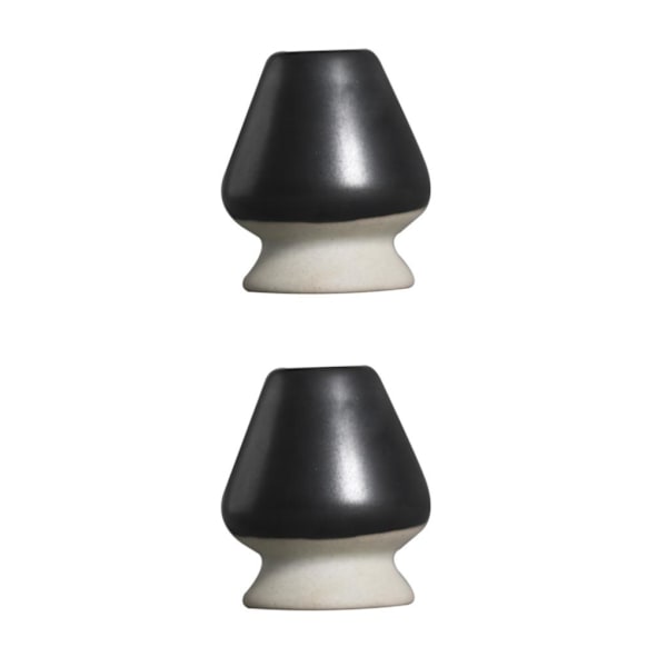 1/2/3 Handgjord Matcha Vispställ Te-ceremoni Teset för Svart och Vit 6 x 7cm 2S 2Sets Black and White 6 x 7cm