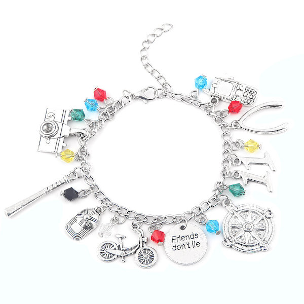 Stranger Things Halsband Armband Charm Smycken För Flickor Present - Hög Kvalitet C