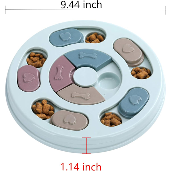 Hundpussel Leksaker, Hundmat Pusselmatare Leksaker för IQ-träning & Mental Berikning