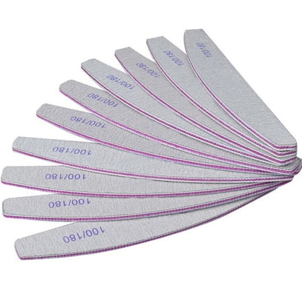 Neglekunst slipefiler bufferblokk manikyr pedikyrverktøy UV 10PCS 10PCS