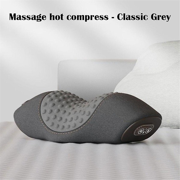 Elektrisk massageapparat nakkepude varm komprimering vibrationsmassage nakkestræk afslapning søvn hukommelse