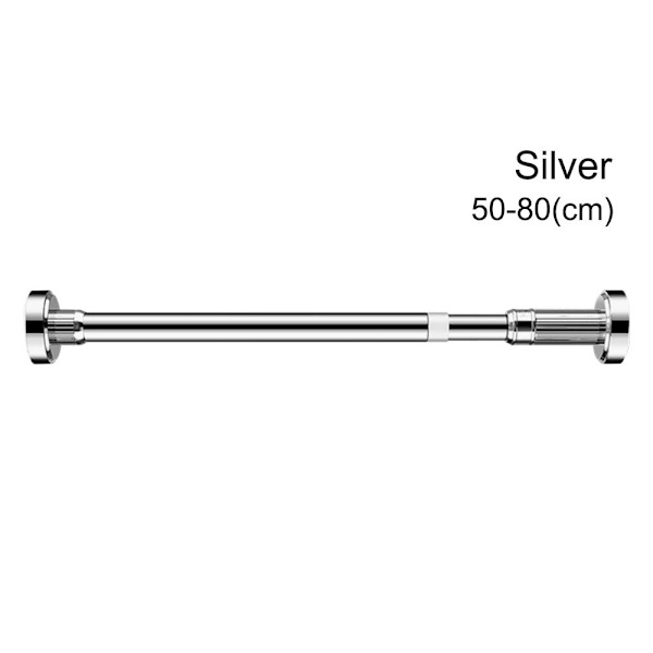 Tørkestativ teleskopstang SØLV 50-80CM 50-80CM sølv silver 50-80cm-50-80cm