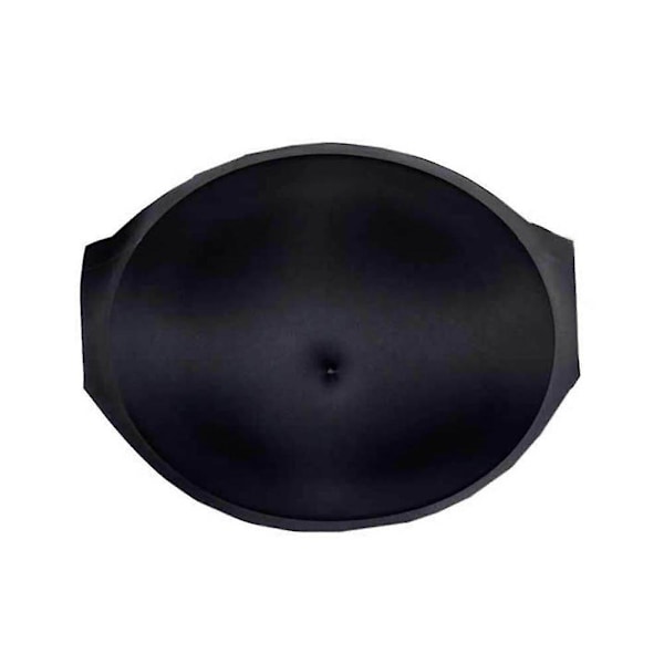 Simuleret Gravid Mave Bump Skuespiller Cosplay Rekvisit Åndbar Performance Kin Farve L - Perfekt Sort Black S