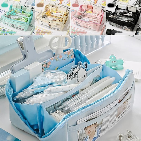 Blyantsæske Etui HVID White
